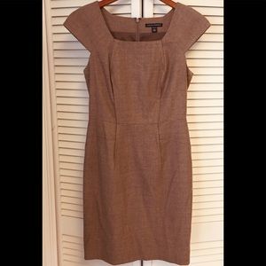 Wool lined pencil dress